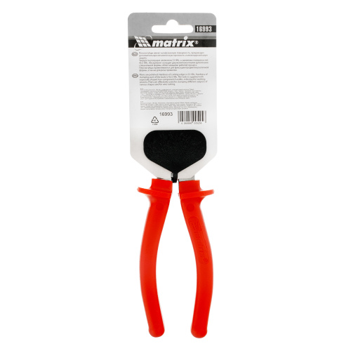 Плоскогубцы Econom, 180 мм, шлифованные, пластмассовые рукоятки Matrix по ценам производителя в Челябинске с доставкой по всей России