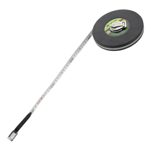 Рулетка геодезическая 30 м х 13 мм, закрытый корпус, фибергласовая лента Сибртех по ценам производителя в Челябинске с доставкой по всей России