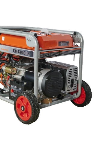 Генератор бензиновый 9,0 кВт 220В 26 л с электростартером и колесами TOR KM13000H по ценам производителя в Челябинске с доставкой по всей России
