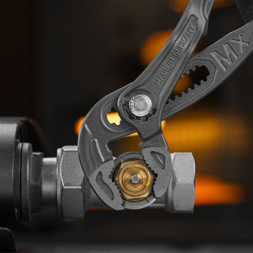 Клещи переставные, кнопочный механизм, обливные рукоятки, 250 мм Denzel по ценам производителя в Челябинске с доставкой по всей России