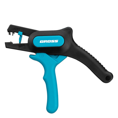 Щипцы для зачистки электропроводов 0.2-6 мм2 (10-24 AWG) лезвие: нержавеющая сталь Gross по ценам производителя в Челябинске с доставкой по всей России