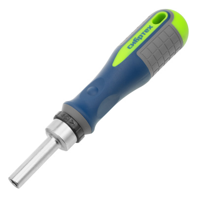 Отвертка реверсивная с набором бит и торцевыми головками, 35 шт, CrV Сибртех по ценам производителя в Челябинске с доставкой по всей России