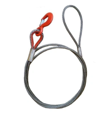 Буксир канатный TOR БТК 24,0 т 8,0 м (петля-крюк)