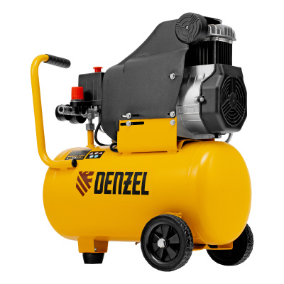Компрессор воздушный DLC1300/24 безмасляный 1.3 кВт, 24 литра, 206 л/мин Denzel по ценам производителя в Челябинске с доставкой по всей России
