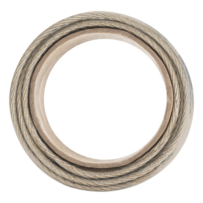 Трос металлополимерный прозрачный ПР-6.0, толщина 6.0 мм, моток 20 метров Сибртех по ценам производителя в Челябинске с доставкой по всей России