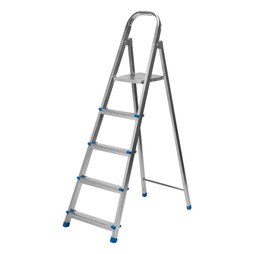 Стремянка, 5 ступеней, стальная, оцинкованная Сибртех по ценам производителя в Челябинске с доставкой по всей России