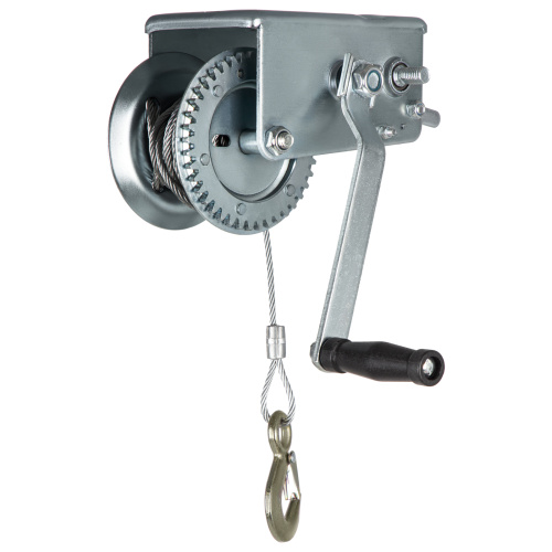 Лебедка шестеренчатая, тяга 0.8 т, тросовая Matrix по ценам производителя в Челябинске с доставкой по всей России