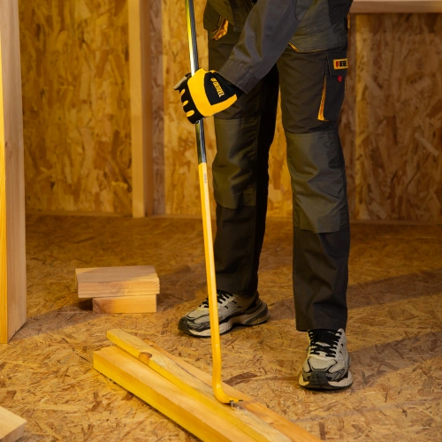 Лом-гвоздодер, 1200 мм, шестигранный 19 мм, окрашенный, сталь 65 Denzel по ценам производителя в Челябинске с доставкой по всей России