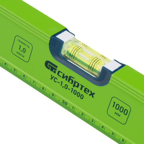 Уровень алюминиевый УС-1, 0-1000, фрезерованный, 3 глазка, рукоятки, 1000 мм Сибртех по ценам производителя в Челябинске с доставкой по всей России