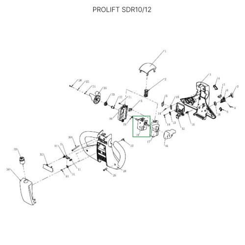 Потенциометр для самоходных штабелеров SDR-S/SDR/SDK по ценам производителя в Челябинске с доставкой по всей России