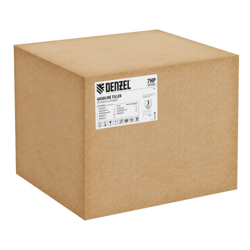 Мотоблок DPT-270S, 7 л.с., ремен.сцеп, фрез 3х4, ШОМ, передачи 2В/1Н Denzel по ценам производителя в Челябинске с доставкой по всей России