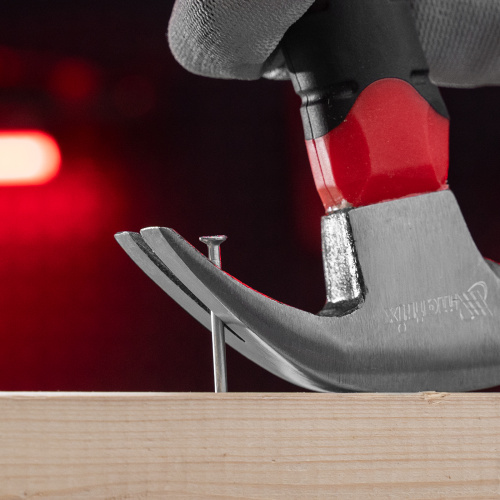 Молоток-гвоздодер мини, боек с магнитом, фибергласовая двухкомпонентная рукоятка, 250 г Matrix по ценам производителя в Челябинске с доставкой по всей России