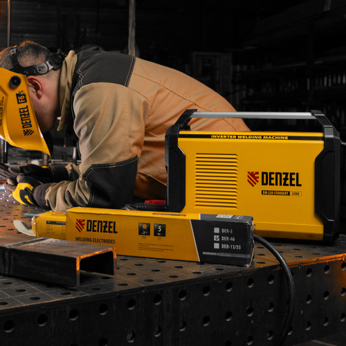 Аппарат инвертор. дуговой сварки DM-220 Standart, 220 А, ПВ 60% Denzel по ценам производителя в Челябинске с доставкой по всей России