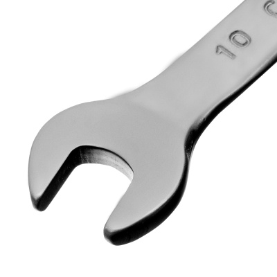 Ключ комбинированный, 10 мм, CrV, матовый хром Matrix по ценам производителя в Челябинске с доставкой по всей России