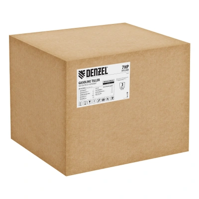 Мотоблок DPT-270SB, 7 л.с., ремен.сцеп, фрез 3х4, ШОМ, без колес, передачи 2В/1Н Denzel по ценам производителя в Челябинске с доставкой по всей России