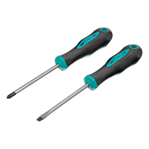 Набор инструментов, 1/2", 1/4", CrV, пластиковый кейс 69 предметов Stels по ценам производителя в Челябинске с доставкой по всей России