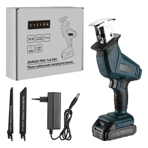 Пила сабельная аккумуляторная Zitrek ZKRS20 PRO, 20В, 1x2.0Ач по ценам производителя в Челябинске с доставкой по всей России