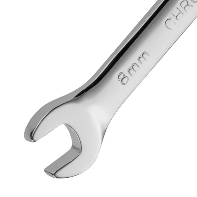 Ключ комбинированный трещоточный, 8 мм, CrV, шарнирный, зеркальный хром Matrix Professional по ценам производителя в Челябинске с доставкой по всей России