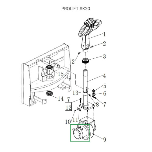 Катушка электромагнитного тормоза для штабелеров SDR/SDK 1.5-2 т, для тележек SK20 по ценам производителя в Челябинске с доставкой по всей России