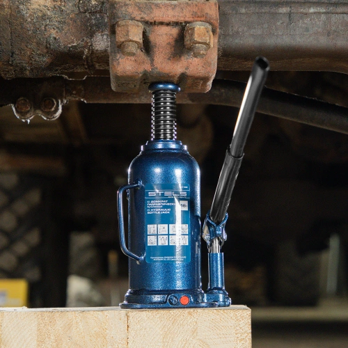 Домкрат гидравлический бутылочный, 16 т, h подъема 227-457 мм Stels по ценам производителя в Челябинске с доставкой по всей России