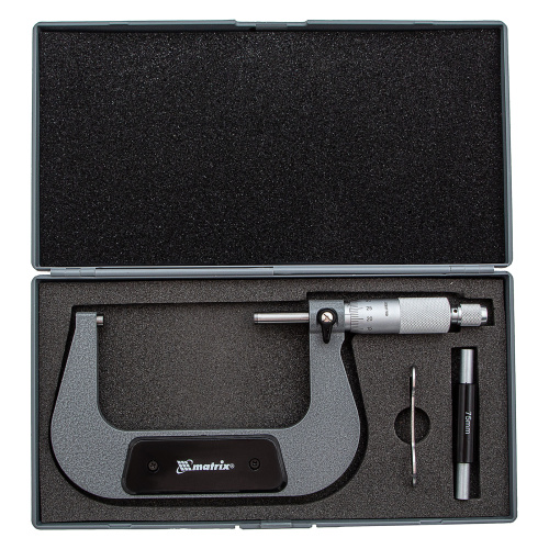 Микрометр механический,75-100 мм Matrix по ценам производителя в Челябинске с доставкой по всей России