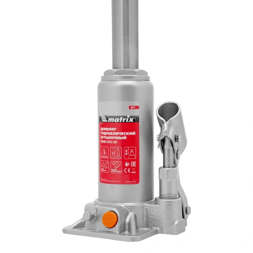 Домкрат гидравлический бутылочный, 3 т, h подъема 178-343 мм, в пластиковом кейсе Matrix по ценам производителя в Челябинске с доставкой по всей России