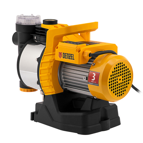 Садовый поверхностный насос GP1100SS, 1100 Вт, 4000 л/ч, подъем 45 м, пластик Denzel по ценам производителя в Челябинске с доставкой по всей России