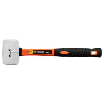 Киянка резиновая, 225 г, белая резина, фибергласовая рукоятка Sparta по ценам производителя в Челябинске с доставкой по всей России