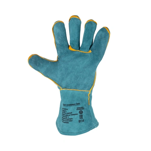 Краги спилковые "Грин" FoxWeld по ценам производителя в Челябинске с доставкой по всей России