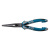 Длинногубцы прямые 205 мм, трехкомпонентные рукоятки Gross по ценам производителя в Челябинске с доставкой по всей России