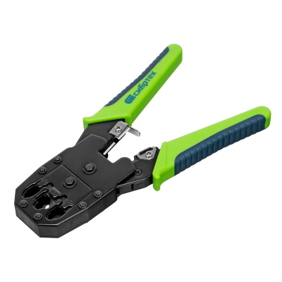 Клещи для обжима телефонных и компьютерных клемм 4P, 6P, 8P, функция обрезания проводов Сибртех по ценам производителя в Челябинске с доставкой по всей России