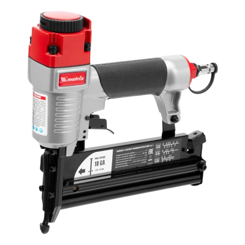 Нейлер-степлер пневматический 3 в 1, с регулировкой глубины забивания, гвозди 18GA, гвозди 16GA, скобы 18 GA Matrix по ценам производителя в Челябинске с доставкой по всей России