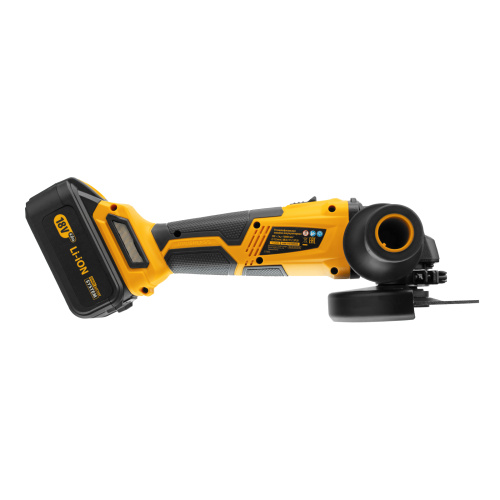 Машина углошлифовальная аккумуляторная бесщет. BLG-IB-18-125-4, Li-ion, 18 В Denzel по ценам производителя в Челябинске с доставкой по всей России