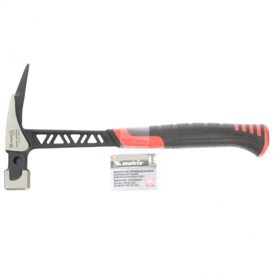 Молоток кровельщика, 600 г, цельнокованый, боек с магнитом, двухкомпонентная обрезиненная рукоятка Matrix Pro по ценам производителя в Челябинске с доставкой по всей России