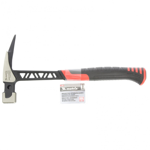 Молоток кровельщика, 600 г, цельнокованый, боек с магнитом, двухкомпонентная обрезиненная рукоятка Matrix Pro по ценам производителя в Челябинске с доставкой по всей России