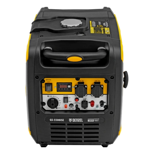 Генератор инверторный GS-5500iSE, 5,5 кВт, 230 В, закрытый корпус,электростартер Denzel по ценам производителя в Челябинске с доставкой по всей России