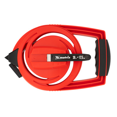 Рулетка геодезическая, 30 м х 12,5 мм, металлическая лента, закрытый корпус Matrix по ценам производителя в Челябинске с доставкой по всей России