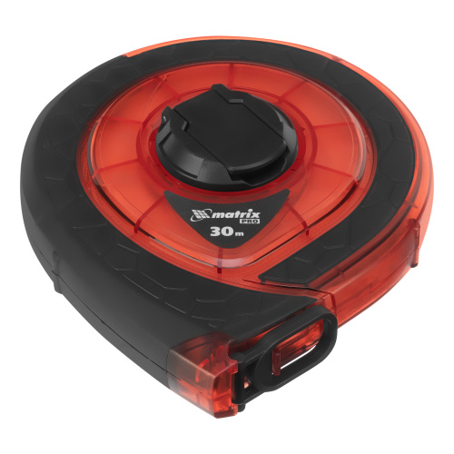 Рулетка геодезическая 30 м х 15 мм, закрытый корпус, фибергласовая лента, двусторонняя шкала, Pro Matrix по ценам производителя в Челябинске с доставкой по всей России