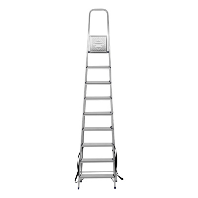 Стремянка, 9 ступеней, алюминиевая, Сибртех по ценам производителя в Челябинске с доставкой по всей России