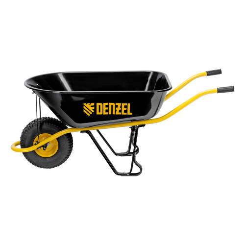 Тачка строительная, усиленная, объем 130 л, 230 кг, колесо 15х6.00-6 Denzel по ценам производителя в Челябинске с доставкой по всей России