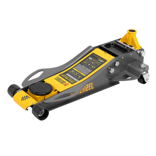 Домкрат гидравлический подкатной, 3 т, 75-500 мм, быстрый подъем, низкий подхват, проф. Denzel по ценам производителя в Челябинске с доставкой по всей России