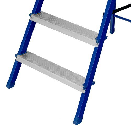 Стремянка, 6 ступеней, стальной профиль, алюминиевые ступени Сибртех по ценам производителя в Челябинске с доставкой по всей России