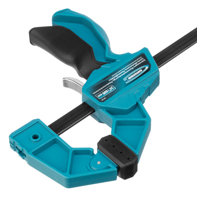 Струбцина реечная, быстрозажимная, пистолетного типа, пошаговый механизм, пластиковый корпус, 600мм Gross по ценам производителя в Челябинске с доставкой по всей России