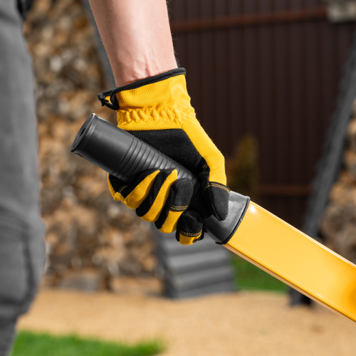 Тачка строительная, усиленная, объем 140 л, 250 кг, двухколесная, колесо 15х6.00-6 Denzel по ценам производителя в Челябинске с доставкой по всей России