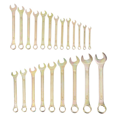 Набор ключей комбинированный 6-32 мм, 22 шт, желтый цинк Сибртех по ценам производителя в Челябинске с доставкой по всей России