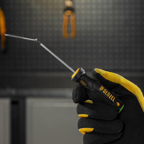 Отвертка PZ0x75 мм, CrV, трехкомпонентная рукоятка Denzel по ценам производителя в Челябинске с доставкой по всей России