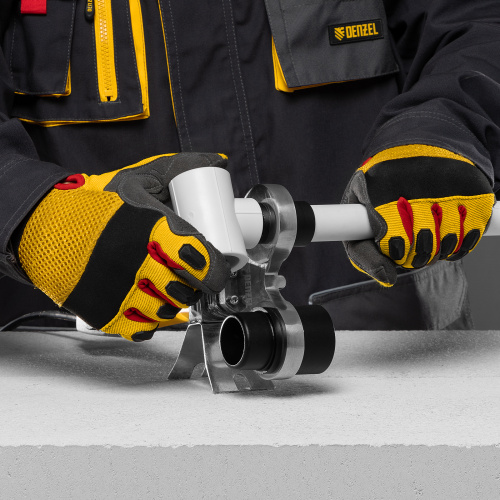 Аппарат для сварки пластиковых труб DWP-750, 750 Вт, 0-300 град, 4 насадки, 20-40 мм Denzel по ценам производителя в Челябинске с доставкой по всей России