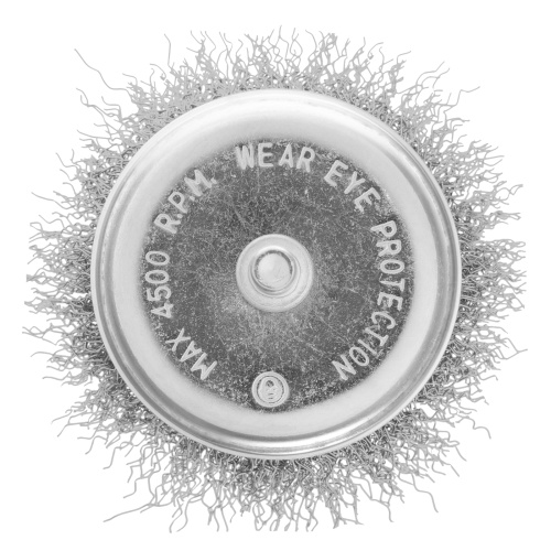 Щетка для дрели, 75 мм, "чашка" со шпилькой, витая проволока Сибртех по ценам производителя в Челябинске с доставкой по всей России