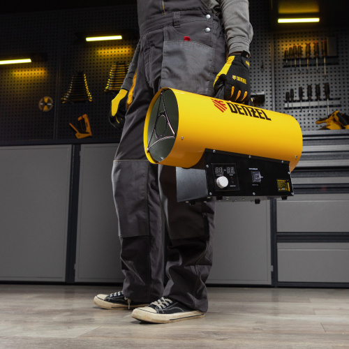 Газовая тепловая пушка GHG-15i, 15 кВт, цифровой термостат, пропан-бутан Denzel по ценам производителя в Челябинске с доставкой по всей России