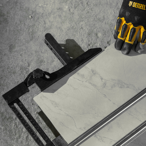 Плиткорез 600х14мм, цельнометал. напр., каретка на подш., стальная станина, рукоятка-пенал Denzel по ценам производителя в Челябинске с доставкой по всей России